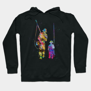 Father And Son Fishing Hoodie